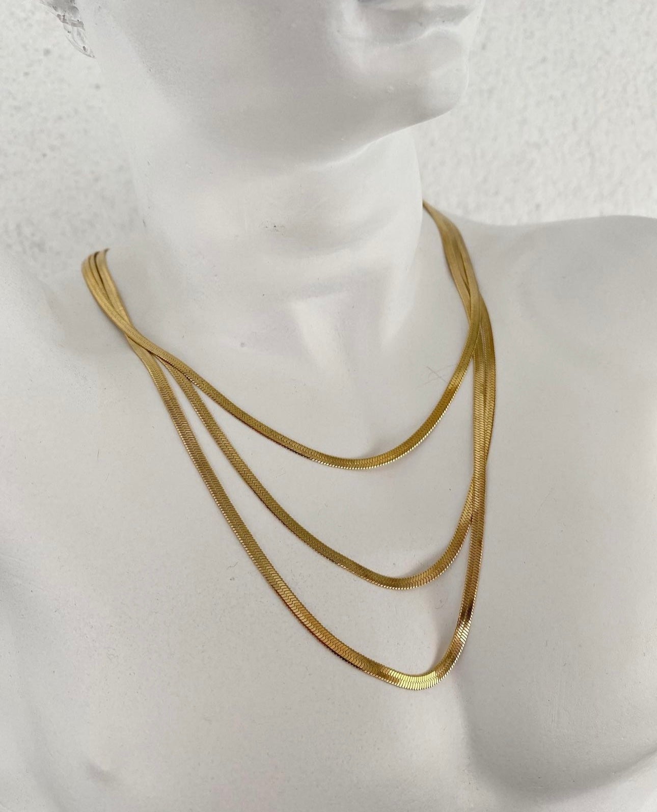 Kette FLAT SNAKE 3'er