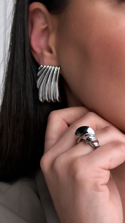 Ohrringe SQUARE PLATE