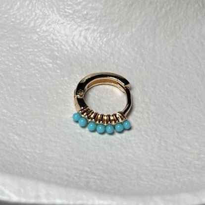 Ear Piercing TURQUOISE