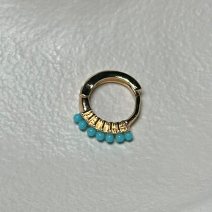 Ear Piercing TURQUOISE