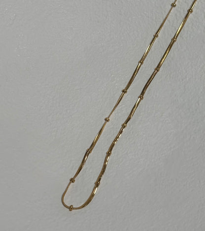 Kette FLAT SNAKE DOTS