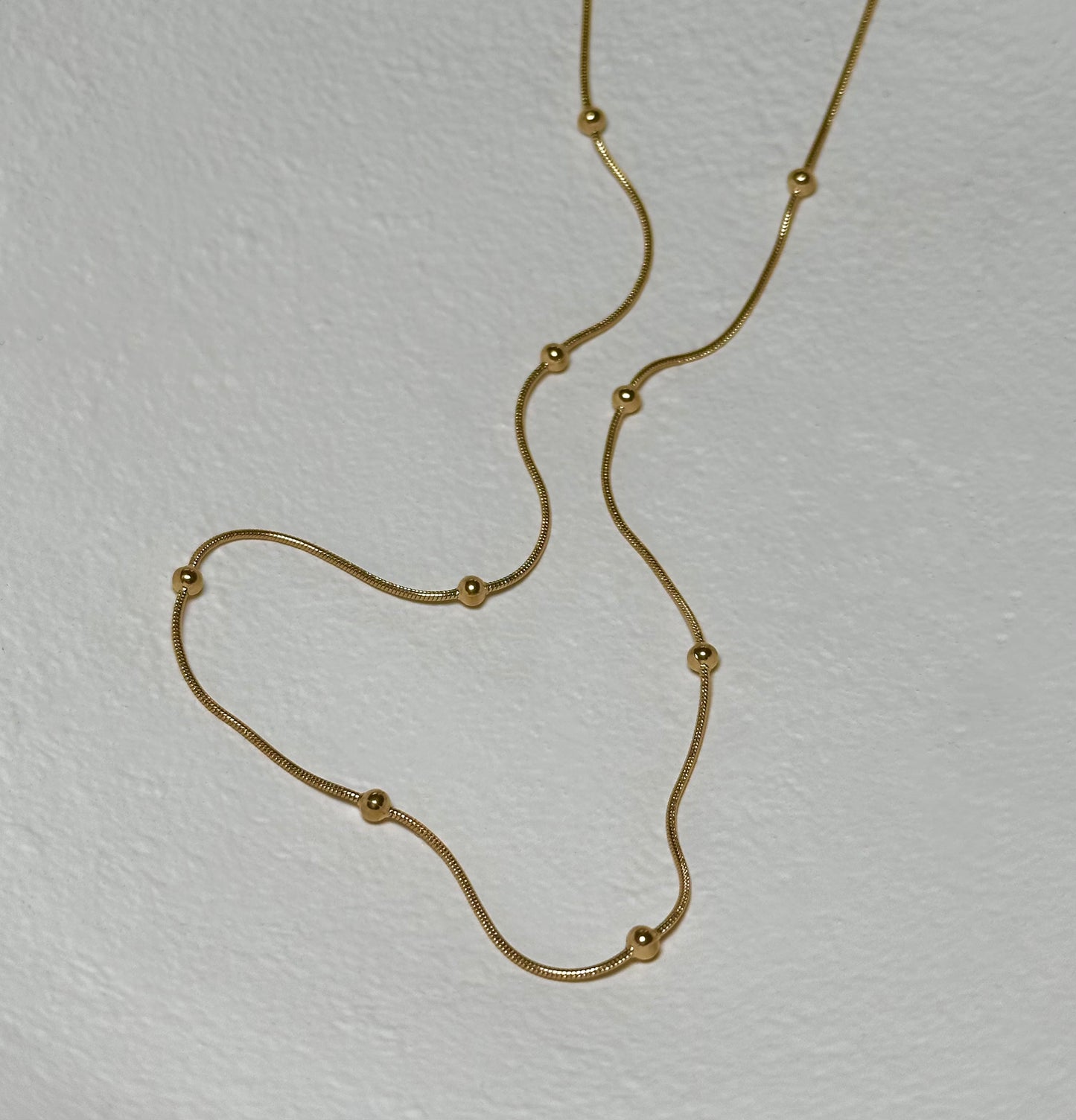 Kette FINE SNAKE DOTS