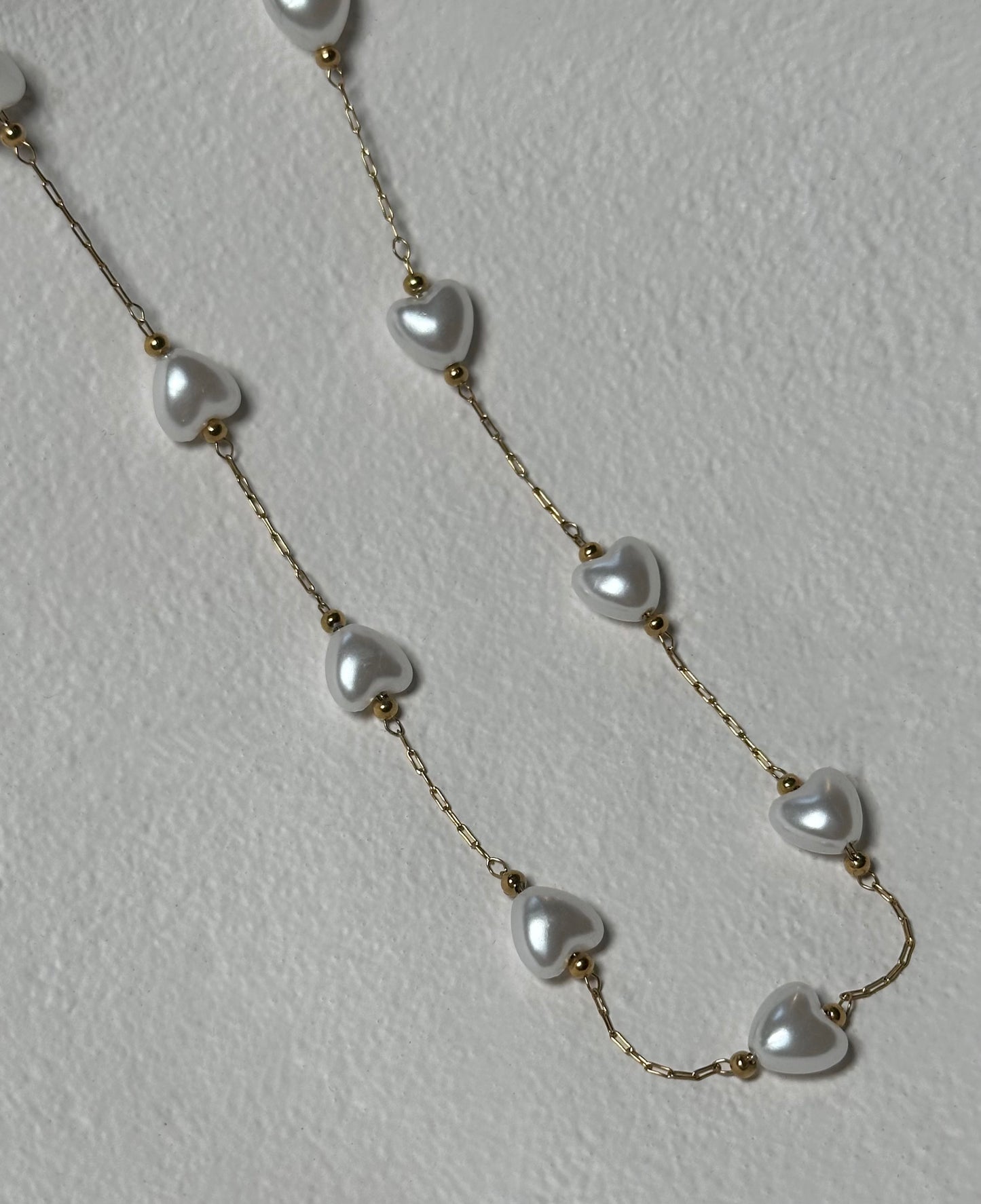 Kette PEARL HEART