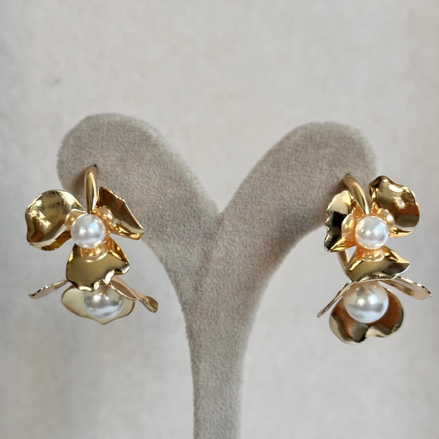 Ohrringe FLOWER HOOP