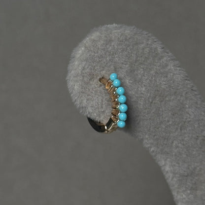 Ear Piercing TURQUOISE