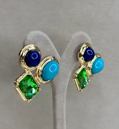 Ohrringe GREEN ANTIQUE