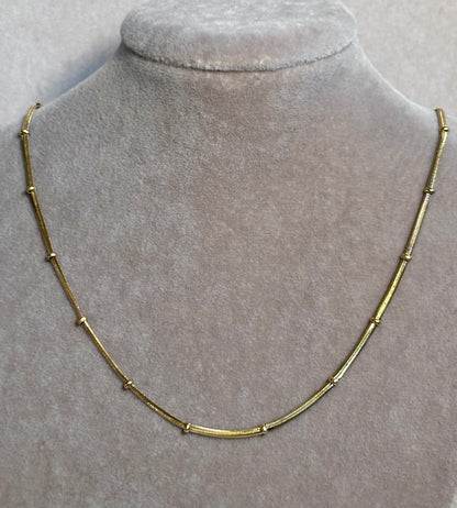 Kette FLAT SNAKE DOTS