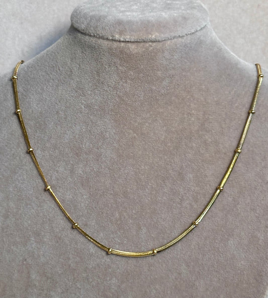 Kette FLAT SNAKE DOTS