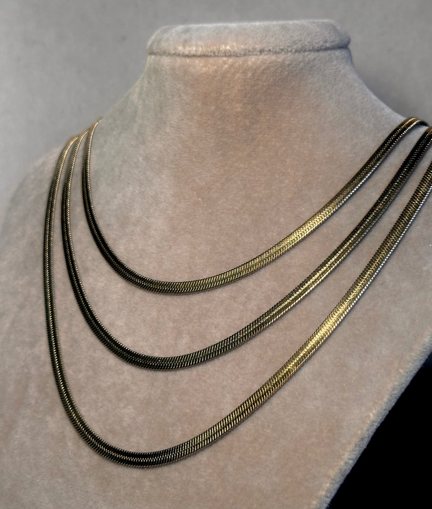 Kette FLAT SNAKE 3'er