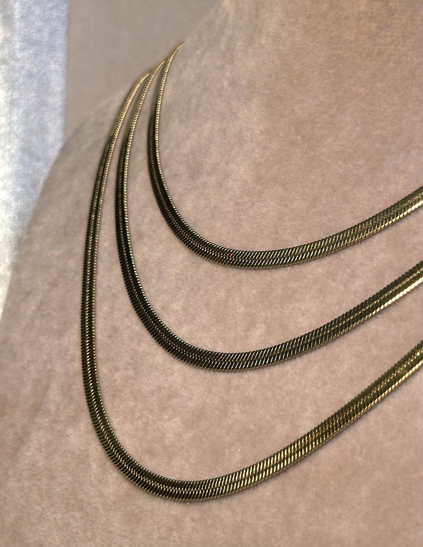 Kette FLAT SNAKE 3'er